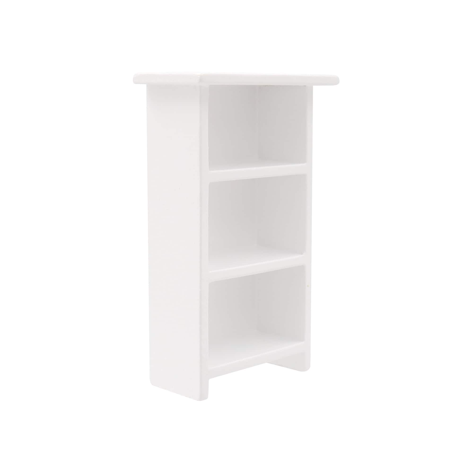 Miniature White Wood Bookcase by Make Market®